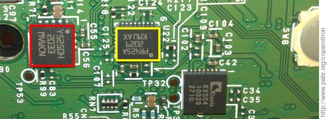 Yaw and Pitch/Roll gyroscopes in a PS Move (CECH-ZCM1E)