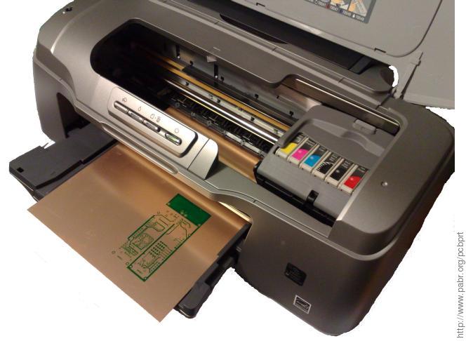 Epson R800 imprimant sur une plaque cuivrée de 200x300 mm.